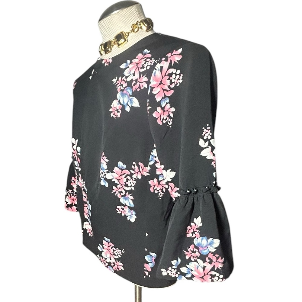 LANE BRYANT Women’s Black Multi Color Blazer Size 20 - Picture 3 of 10